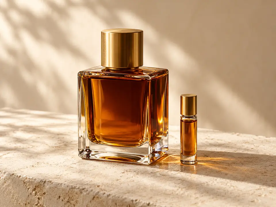 Amber Oud — illustrative sample presentation